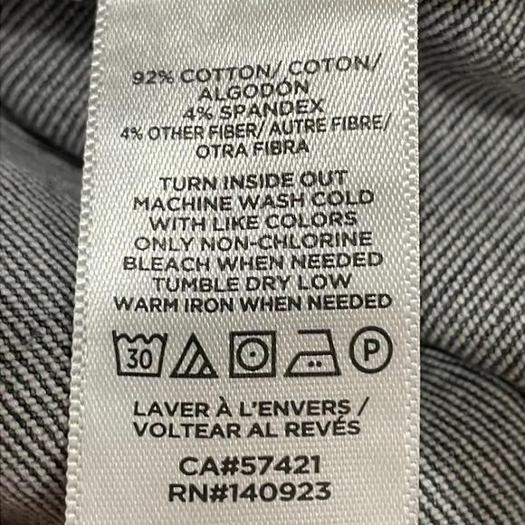 NWOT LOFT made and loved The Jegging Gray Denim Jeans 32 / 14 - Picture 9 of 15